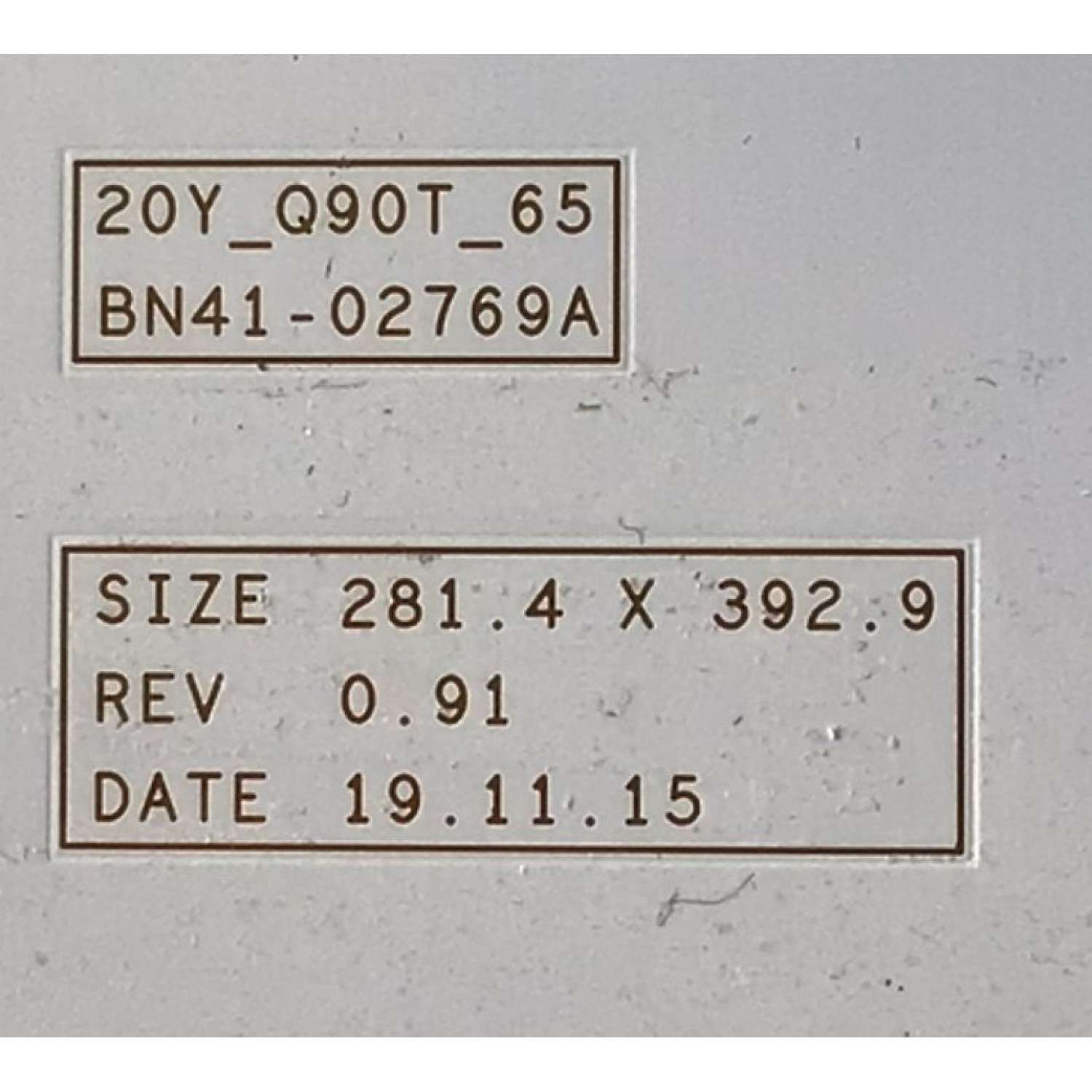 KIT DE LED'S PARA TV SAMSUNG (10 PIEZAS) / NUMERO DE PARTE BN96-50726A / BN41-02769A / K058P-243A / 20Y_Q90T_65 / PANEL CY-TT065FLLV2H / MODELO QN65Q90TAFXZA - Imagen 3